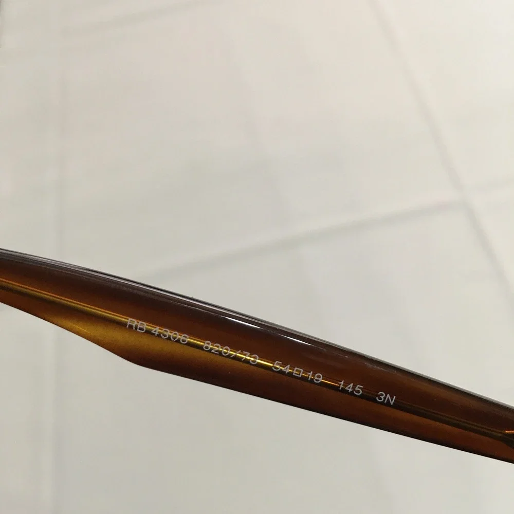 Ray-Ban RB4306 Sunglasses Havana Dark Brown Polarized 820/73 54-19-145